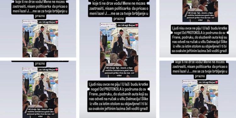 NASTAVILA SE SAGA “Grofica” sada žestoko udara po Ivoševiću: “Slike iz ville za istim stolom su objavljene”