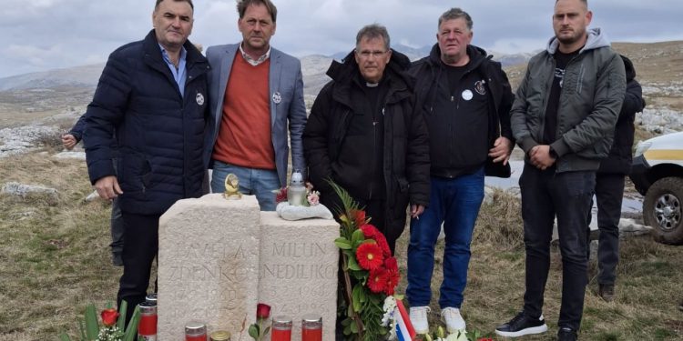 Na Dinari obilježena 30. godišnjica pogibije heroja 126. brigade HV-a