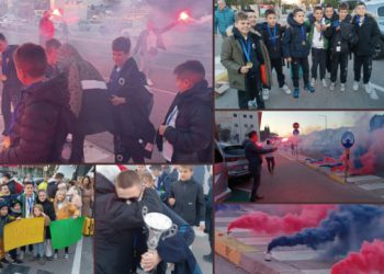 Nakon osvajanja naslova prvaka Hrvatske, mlade nade Juga dočekane u Gružu (FOTO/VIDEO)