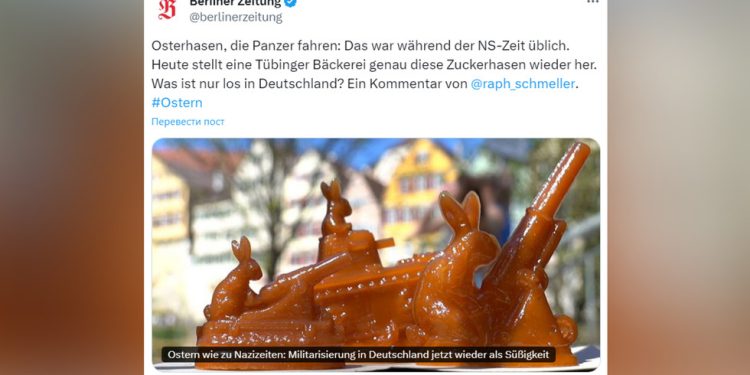 Njemačka pekara prodaje ‘oklopne uskrsne zečice’ u nacističkom povratku (video) – RT World News