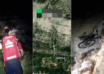 Noć, hladnoća i krš: Turisti koji su biciklima krenuli na Svetog Iliju spašeni pothlađeni i dezorijentirani