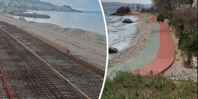 Općina Dugi Rat tvrdi da OVO u Dućama ima građevinsku dozvolu i zove se “pješačko-biciklistička staza”