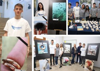 Otvorena izložba “Vrisak mora”, Pomorska škola dobila školski mikroskop