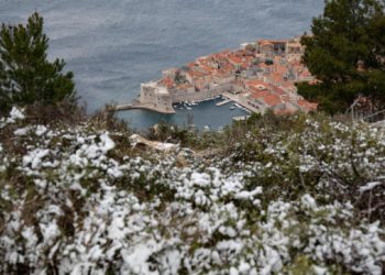 Ova godina je iznimno topla, ali u Dubrovniku je više puta pao snijeg u travnju