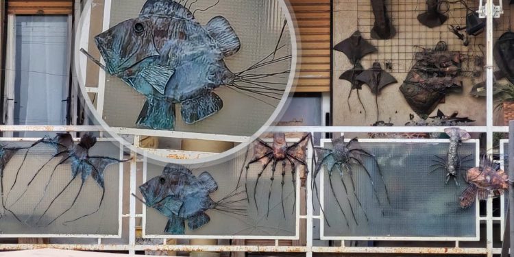 Ovo je jedan od najoriginalnijih balkona u Splitu: Nema akvarij, ali njime “plove” brojna morska bića