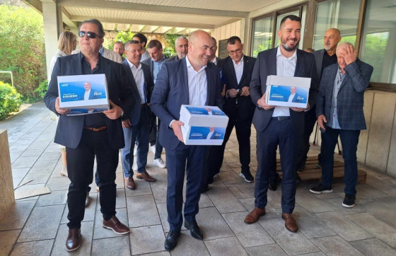 Pezo predao potpise za kandidaturu za župana: “Naša je koalicija pobjednička”