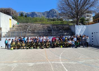 Pokazna vježba gašenja požara i evakuacije u Podgori