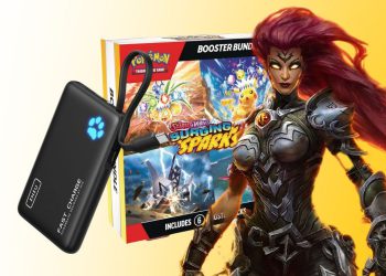 Pokémon Surging Sparks Bundle, INIU Chargers, Fallout Backpack