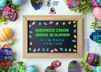 Prema predlošcima ili vlastitim idejama: Radionice izrade uskrsnih ukrasa pomoću 3D olovki