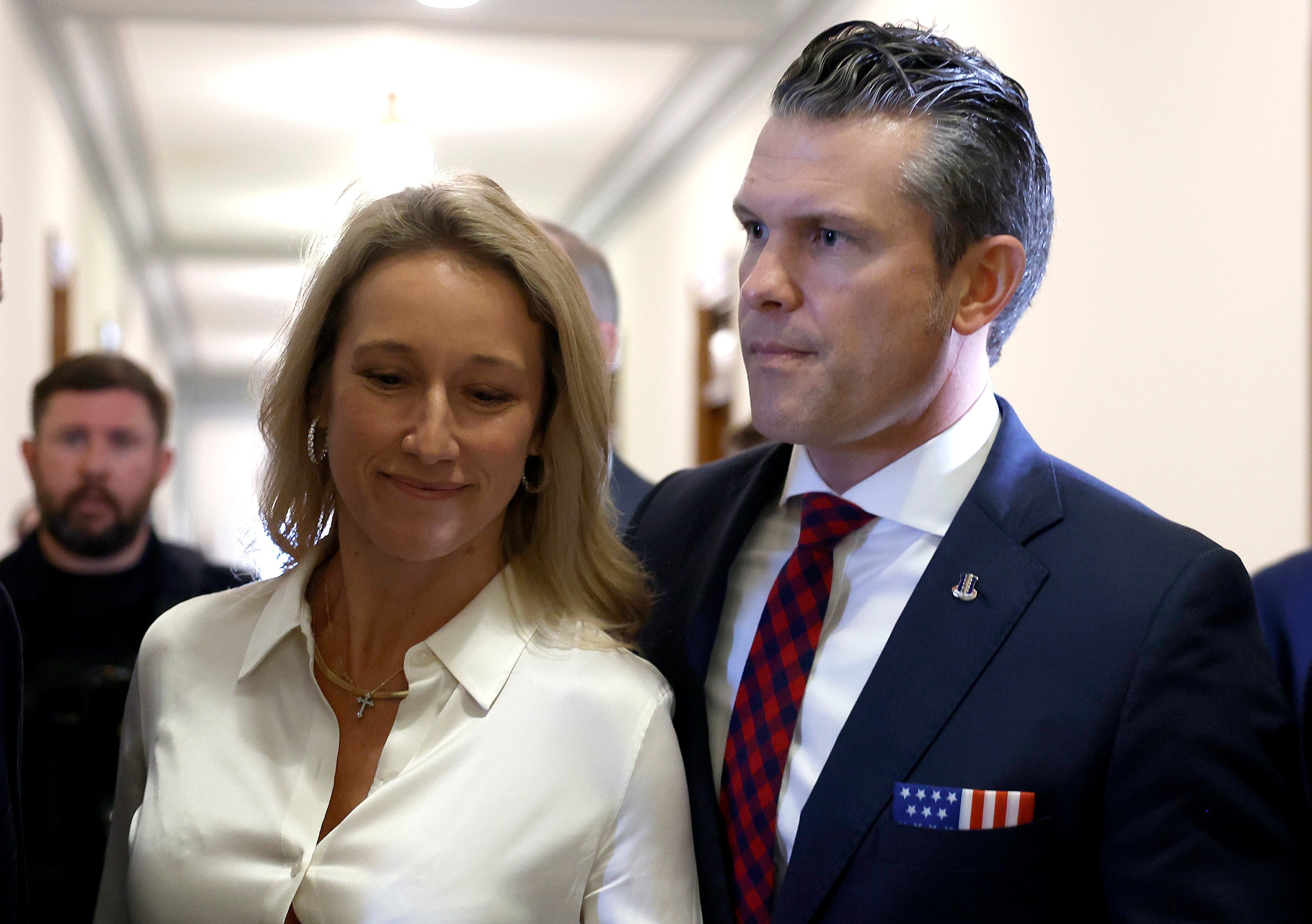 Jennifer Hegseth, supruga Petea Hegsetha, navodno je s njim prisustvovala nekoliko radnih sastanaka