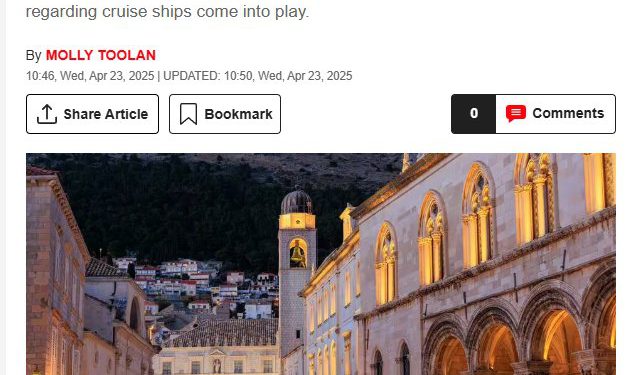 Prestižni britanski mediji o Dubrovniku: Od grada koji je bio zatrpan gužvama do svog najboljeg izdanja!