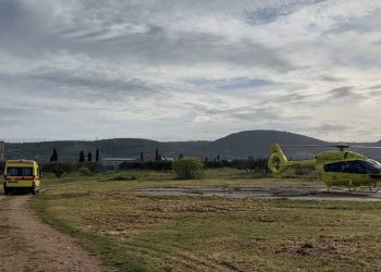 Prva zračno – medicinska intervencija između dvije dalmatinske bolnice: “Pacijent s ozbiljnom traumom glave hitno prebačen iz Šibenika u Split”