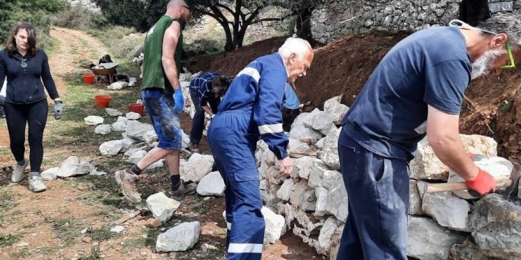 Radionica suhozidne gradnje “Učimo suhozide” na Mljetu
