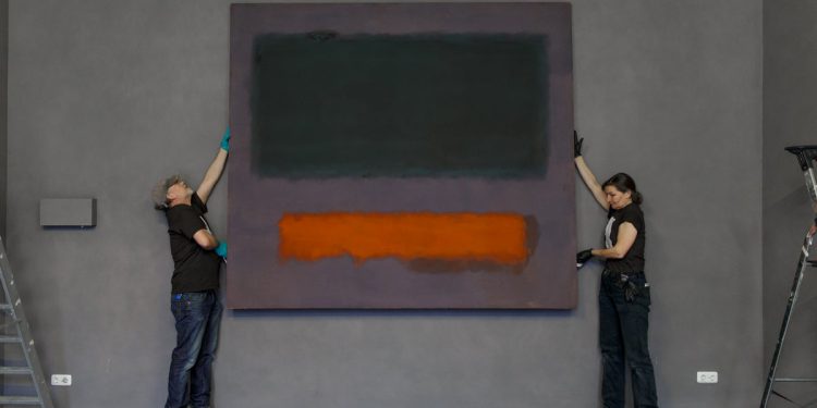 Rothko slikanje vrijedno više od 42 milijuna funti štete od strane galerije za posjetu djetetu