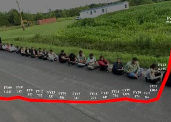 Smišljanje ilegalnih migranata u graničnom sektoru SAD-Kanade značajno padaju