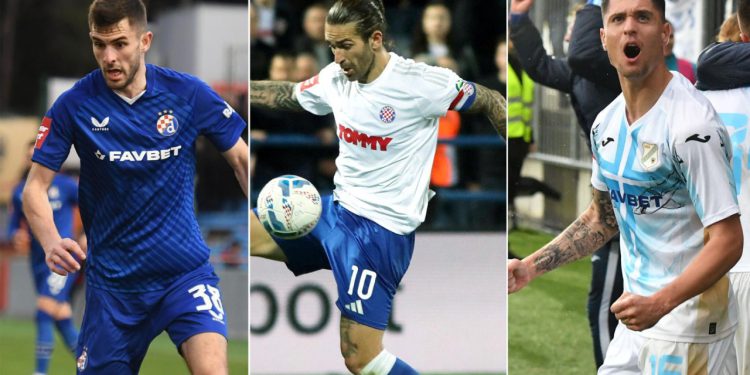 Sportske novosti – Rijeka, Hajduk ili Dinamo? Bitka za naslov se opasno zahuktala! Tko s kim, gdje i kada u posljednjih šest kola…