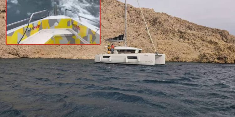 Stigla je rapska posada brodice za pomoć!