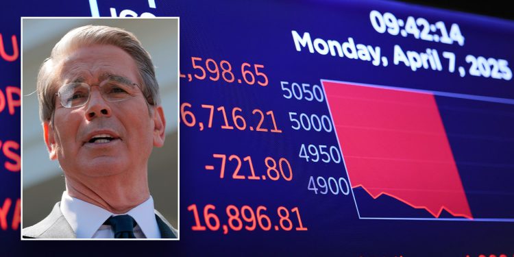 Tajnik riznice Scott Besente negira da je tarifna pauza zbog pada na tržištu