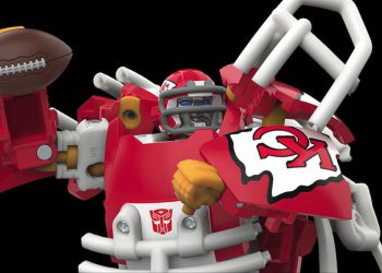 Transformers X NFL kaciga serija bića roboti u prerušavanju na nogometni stadion