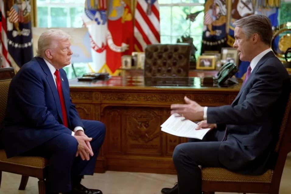 Trump brani tarife u testnom intervjuu s Terryjem Moranom iz ABC News. Predsjednik je tvrdio da se američki narod 