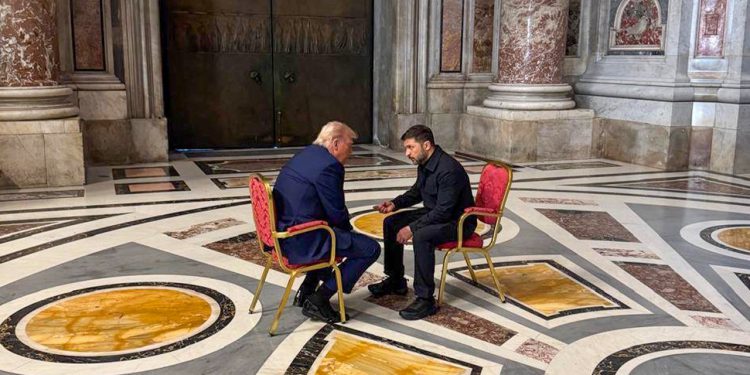 Trump se u Rimu susreće sa Zelenskyyjem usred zaustave mirnih napora u Rusiji-Ukraini