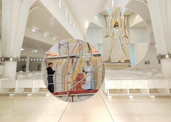 Uoči Uskrsa naša najveća crkva dobila veličanstveni mozaik: Napravila ga časna sestra iz Zagore