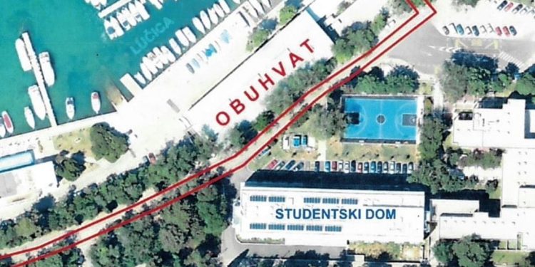 Zbog asfaltiranja zatvara se dio Šetališta Bene