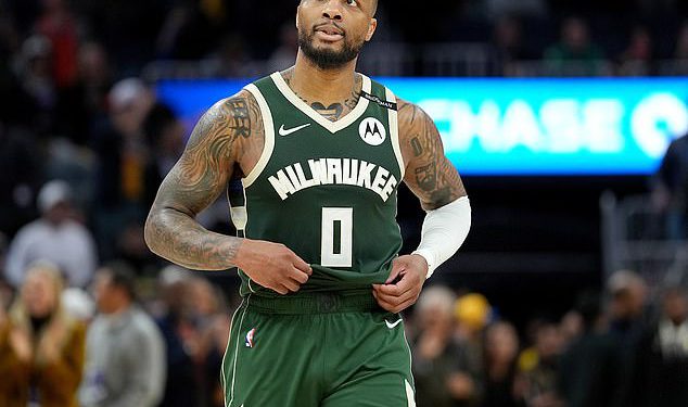 Zvijezda Bucks Damian Lillard isključio je početak NBA doigravanja zbog krvnog ugruška