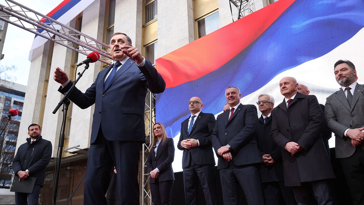 Političar poznat kao "Bosanski medvjed" govori tijekom protesta