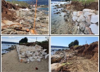 Netko je u Kaštel Štafiliću iskrcao hrpetinu gromada na pomorsko dobro! Grad Kaštela: "Službe su na terenu, ovakvi su nam slučajevi prioritet!"