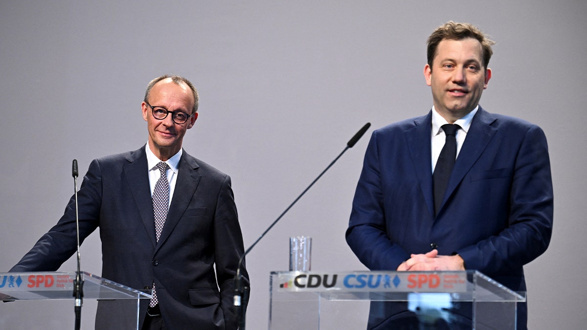 CDU -ov Friedrich Merz i SPD -ov Lars Klingbeil