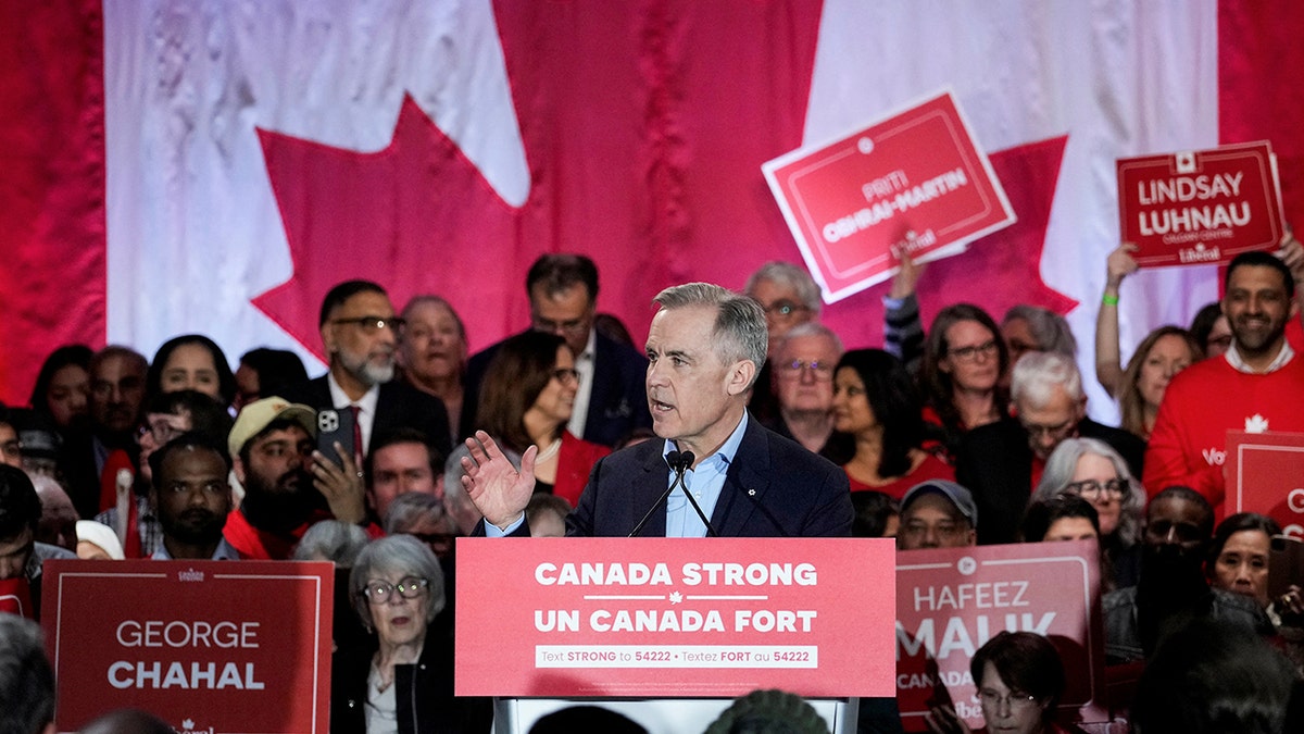 Kanadski premijer Mark Carney na skupu