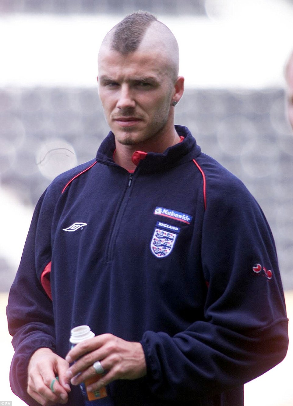 Beckham later revealed that Manchester United boss Sir Alex Ferguson ordered him to get rid of the controversial look