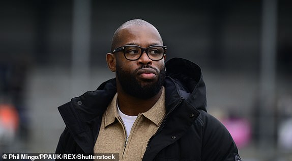 EDITORIAL USE ONLY No use with unauthorised audio, video, data, fixture lists, club/league logos or "live" services. Online in-match use limited to 120 images, no video emulation. No use in betting, games or single club/league/player publications. Mandatory Credit: Photo by PHIL MINGO/PPAUK/REX/Shutterstock (15049025ax) TV presenter, Ugo Monye at Sandy Park during the Gallagher Premiership match between Exeter Chiefs and Gloucester Rugby at Sandy Park, Exeter on 29th December 2024. Photo: Phil Mingo/PPAUK Exeter Chiefs v Gloucester Rugby, Gallagher English Premiership, Rugby, Sandy Park, Exeter, UK - 29 Dec 2024