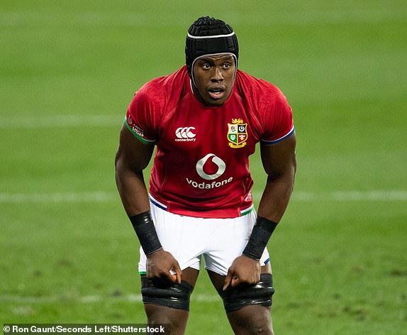 **IMAGE OUTSIDE OF SUBSCRIPTION DEAL, FEES APPLY, PLEASE CONTACT YOUR ACCOUNT MANAGER** Mandatory Credit: Photo by Ron Gaunt/Seconds Left/Shutterstock (12213283bz) Maro Itoje of British & Irish Lions South Africa A v British & Irish Lions, International Rugby Union, Cape Town Stadium, Cape Town, South Africa - 14 Jul 2021