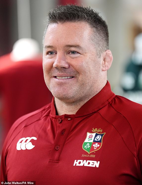 British and Irish Lions assistant coach John Fogarty at Johnson Gardens, London. Picture date: Wednesday March 26, 2025. PA Photo. See PA story RUGBYU Lions. Photo credit should read: John Walton/PA Wire.RESTRICTIONS: Use subject to restrictions. Editorial use only, no commercial use without prior consent from rights holder.