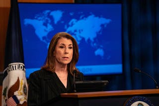 Glasnogovornica američkog State Departmenta Tammy Bruce Shorts Media