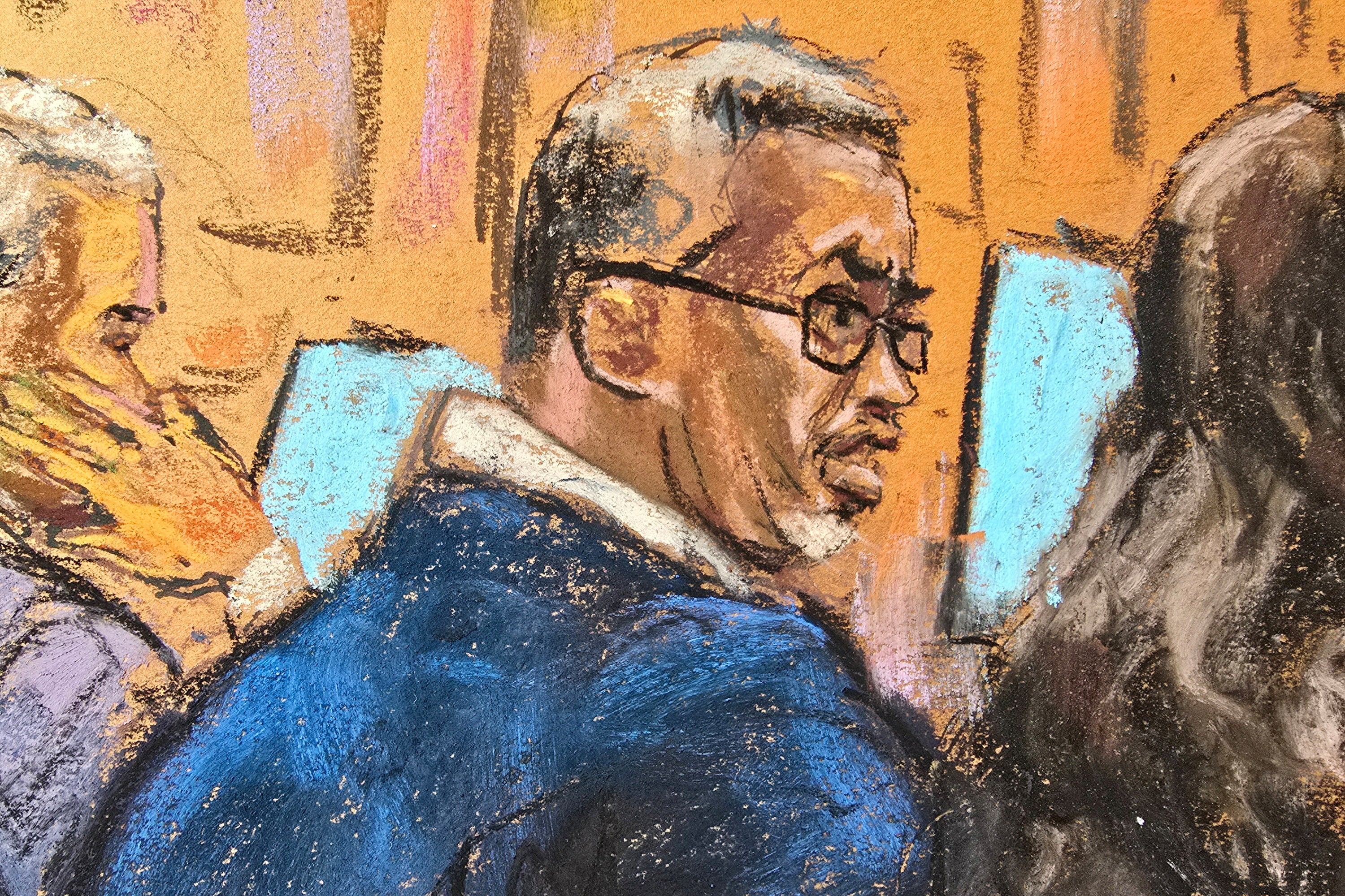 Sean 'Diddy' Combs sjedi dok selekcija porote nastavlja na svom suđenju za seksualnu trgovinu u New Yorku