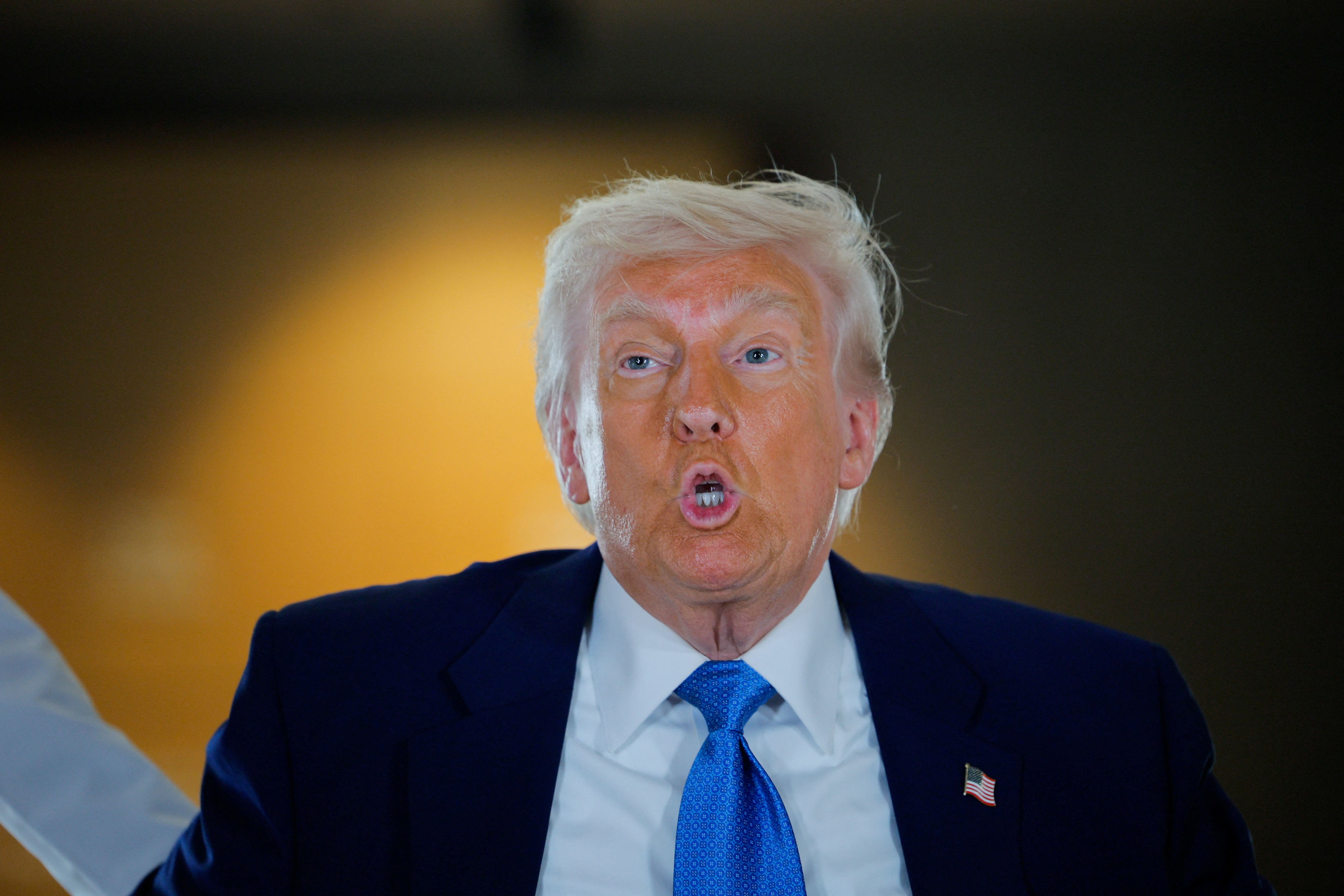 Predsjednik Donald Trump govori tijekom svog posjeta UAE