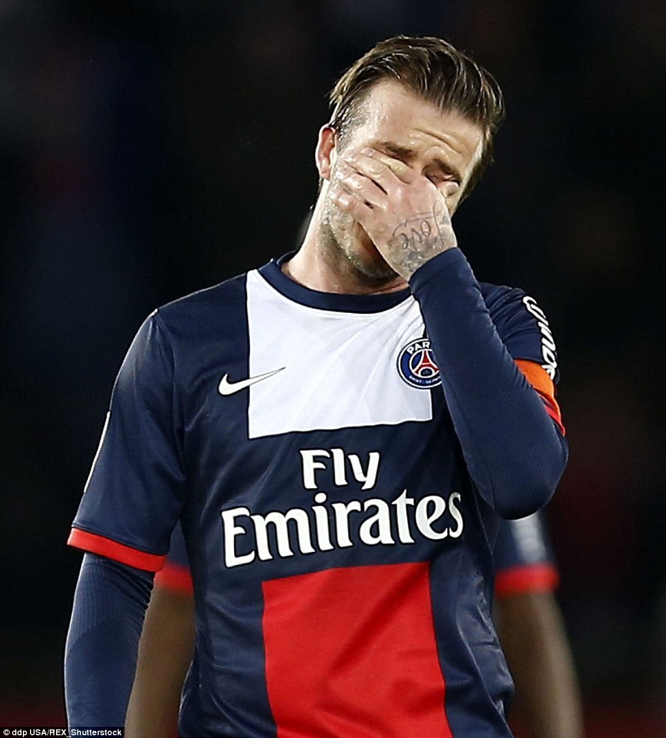 Beckham announced that he was retiring from professional football and played his last match on May 18 2013
