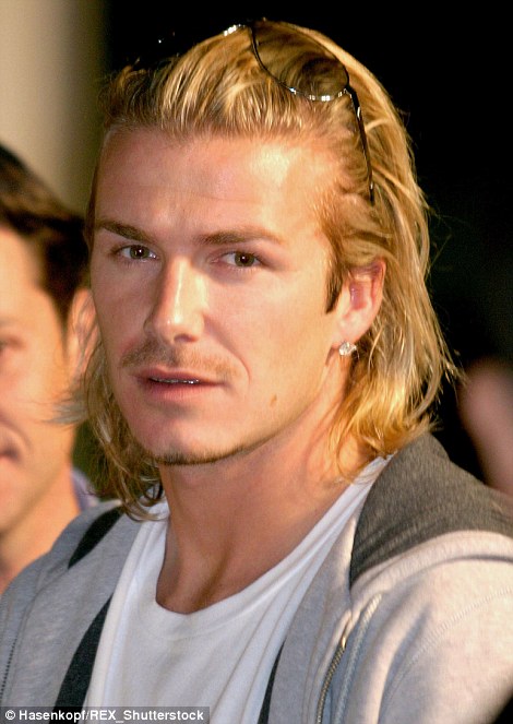He worked a top knot after growing his hair prior to signing for Real Madrid in 2003