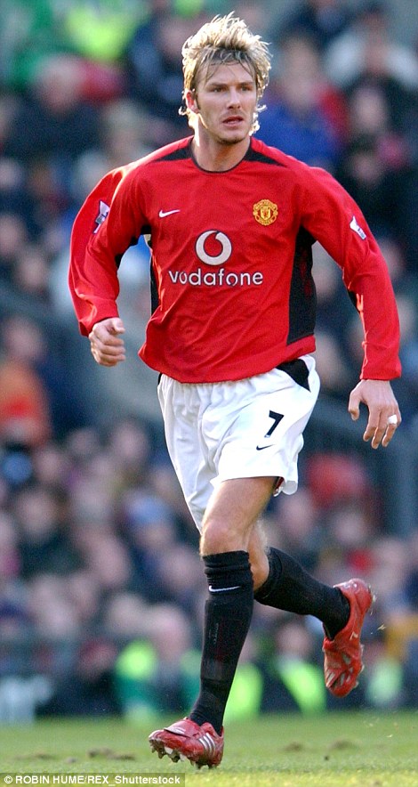 Beckham enjoyed an illustrious playing career with Manchester United before leaving the club for Real Madrid in 2003
