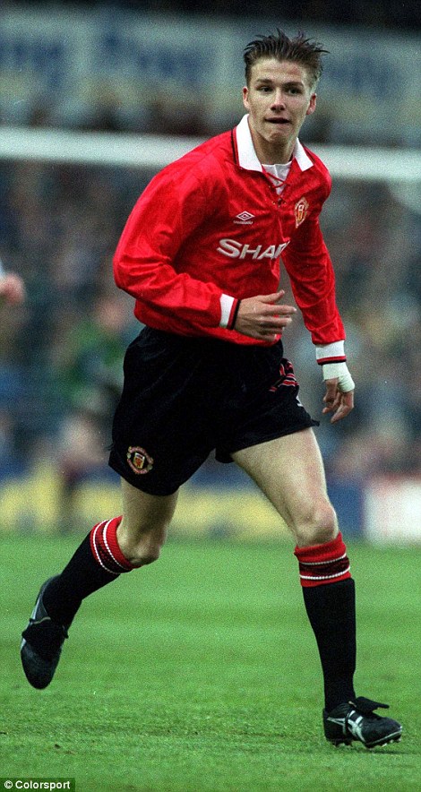 Beckham enjoyed an illustrious playing career with Manchester United before leaving the club for Real Madrid in 2003