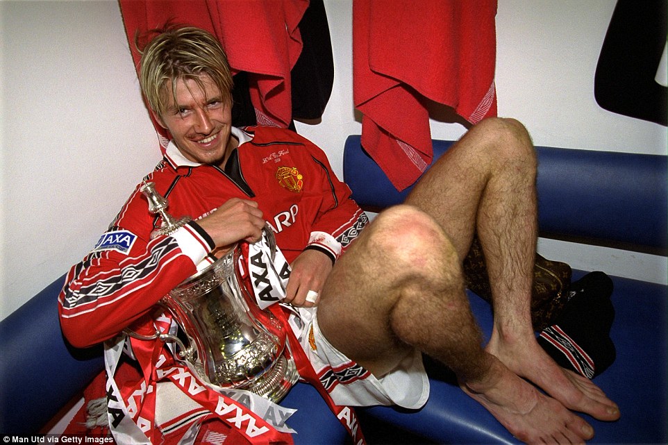 Beckham would also win two FA Cup winner's medals, the last coming in 1999 during Man United's treble winning season