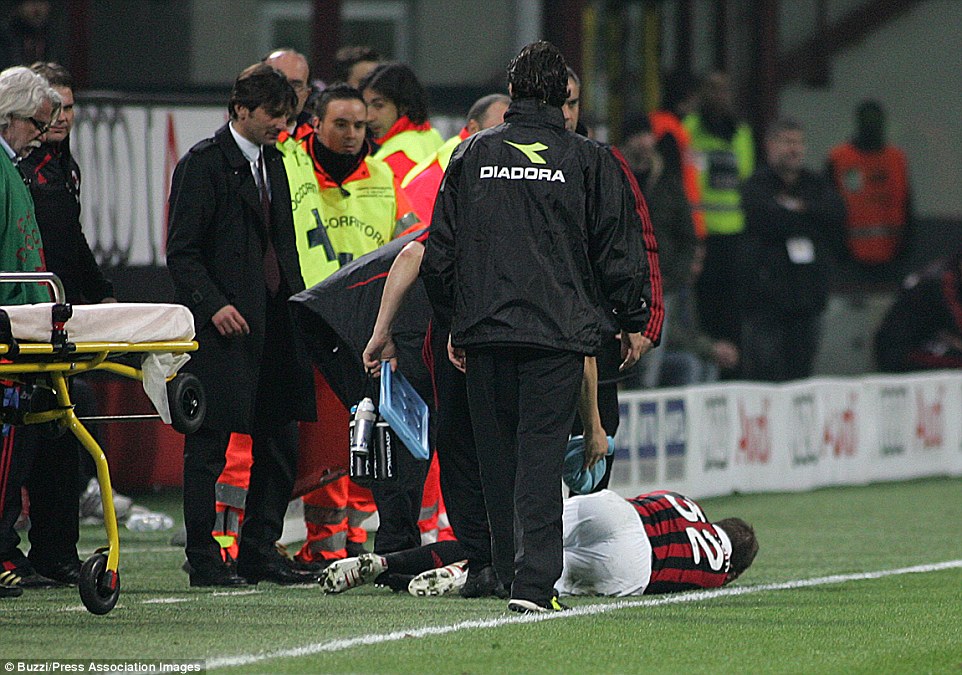 Beckham underwent surgery the next day but missed out on the World Cup and missed the entire MLS season