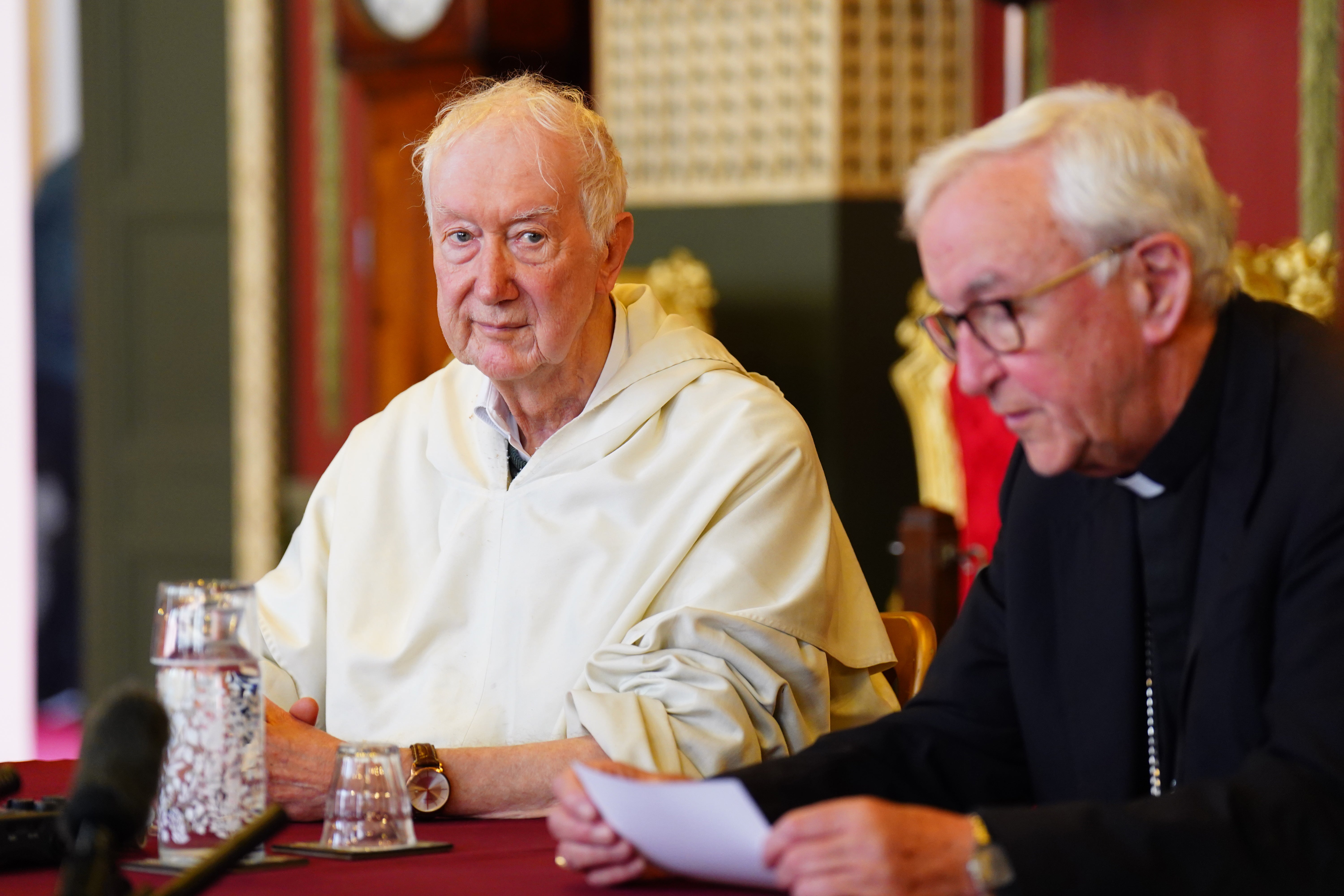Cardinal Timothy Radcliffe (left) and Cardinal Vincent Nichols will both be at conclave