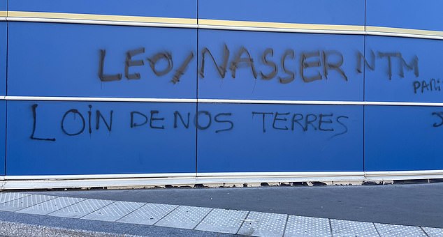 Messages were mainly targeted at Messi and Nasser Al-Khelaifi with insults and calls for them to leave in the fallout after a miserable Champions League exit