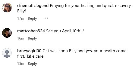 Obožavatelji su poslali svoje molitve i dobrome za brzi oporavak na društvenim medijima