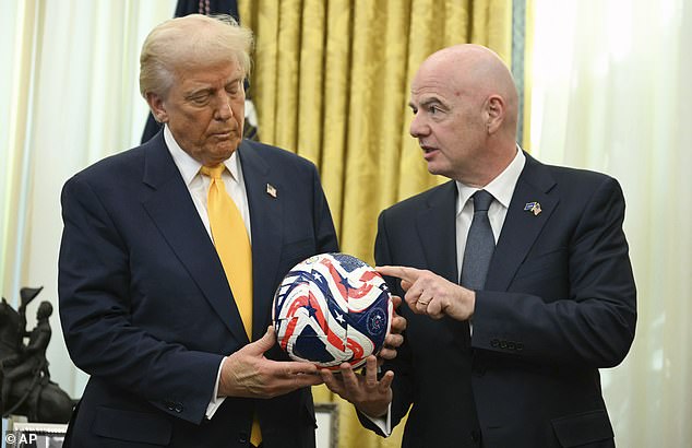 In November, while much of the rest of the sporting world was digesting the outcome of the US election, Infantino was one of the first to send his congratulations to Trump on social media