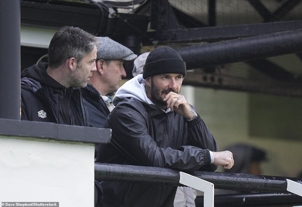 Beckham took on a role as supportive father when Romeo attempted to follow in his footsteps by becoming a footballer